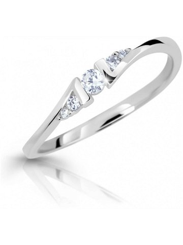 Cutie Diamonds Půvabný prsten z bílého zlata s brilianty DZ6720-3054-00-X-2 58 mm