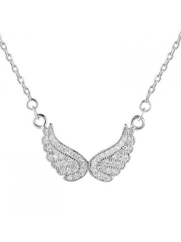Beneto Stříbrný náhrdelník s křídly AGS194 47