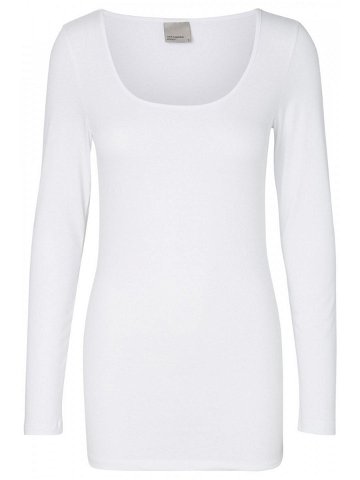 Vero Moda Dámské triko VMMAXI Regular Fit 10152908 Bright White S