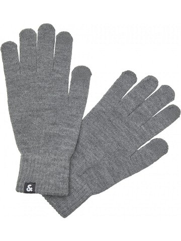 Jack & Jones Pánské rukavice JACBARRY 12159459 Grey Melange