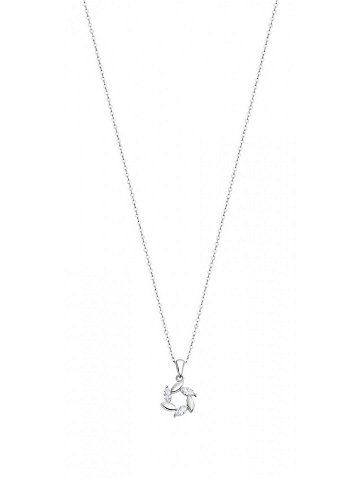 Lotus Silver Nadčasový stříbrný náhrdelník se zirkony LP3188-1 1 řetízek přívěsek
