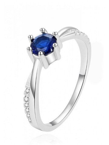 Beneto Krásný stříbrný prsten se zirkony AGG305L 52 mm