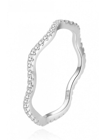 Beneto Originální stříbrný prsten s čirými zirkony AGG226 62 mm