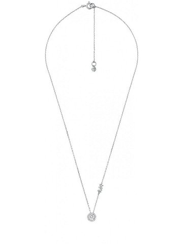 Michael Kors Něžný stříbrný náhrdelník se zirkony MKC1208AN040