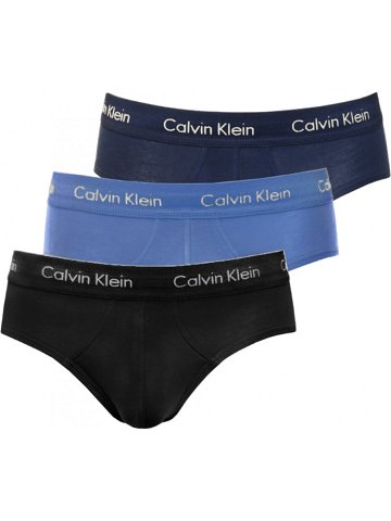 Calvin Klein 3 PACK – pánské slipy U2661G-4KU S