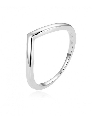 Beneto Minimalistický stříbrný prsten AGG445L 56 mm