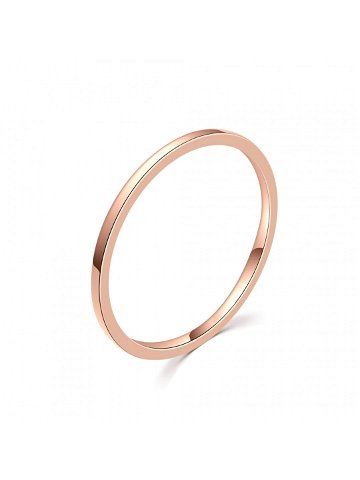 MOISS Minimalistický bronzový prsten R000199 47 mm