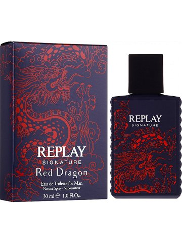 Replay Signature Red Dragon Man – EDT 30 ml