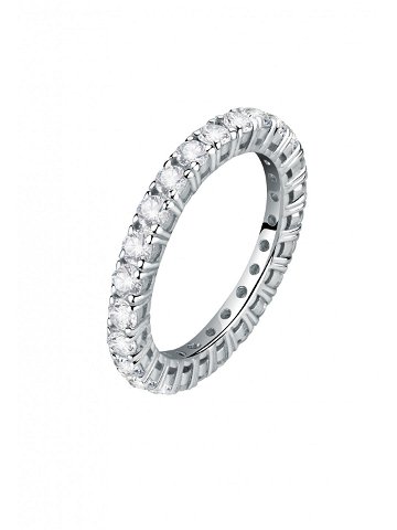 Morellato Třpytivý stříbrný prsten se zirkony Scintille SAQF161 56 mm