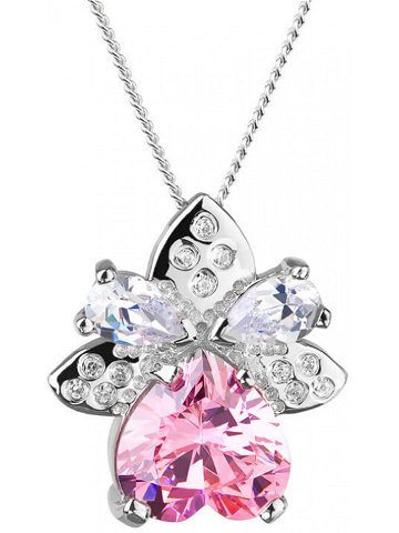 Preciosa Stříbrný náhrdelník s třpytivým přívěskem Gentle 5064 69