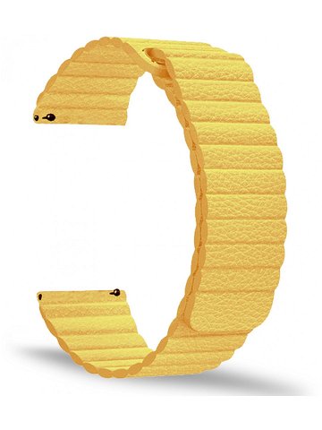 4wrist Provlékací řemínek pro klasické hodinky – Yellow 20 mm