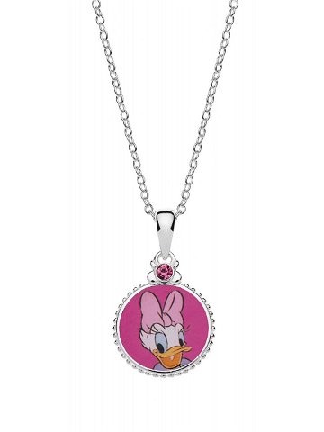 Disney Půvabný stříbrný náhrdelník Daisy Duck CS00026SRPL-P řetízek přívěsek