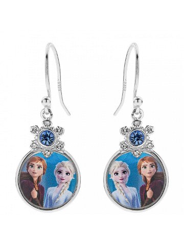 Disney Půvabné visací náušnice Anna a Elsa Frozen ES00018SRML CS