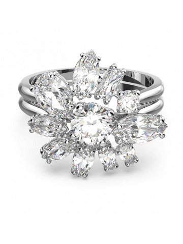 Swarovski Třpytivý prsten s krystaly Gema 564466 55 mm