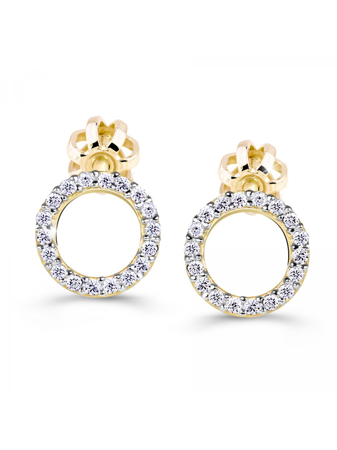 Cutie Diamonds Luxusní náušnice ze žlutého zlata s brilianty DZ60240-30-00-X-1