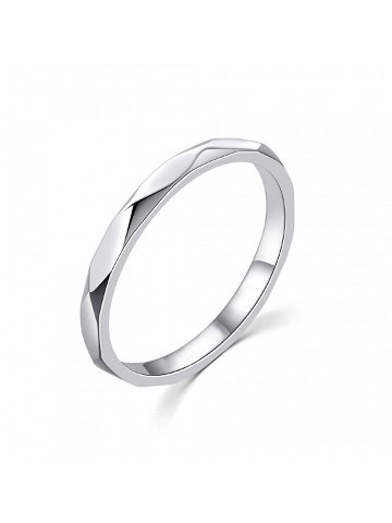 MOISS Minimalistický stříbrný prsten R00019 54 mm