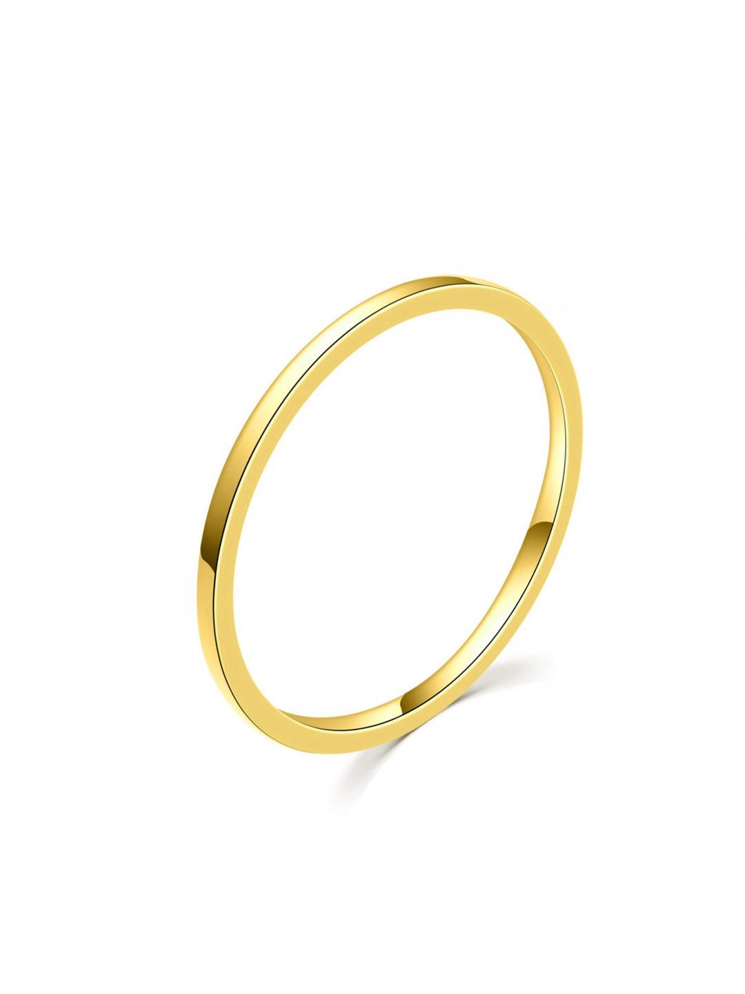 MOISS Minimalistický pozlacený prsten R0001984 48 mm