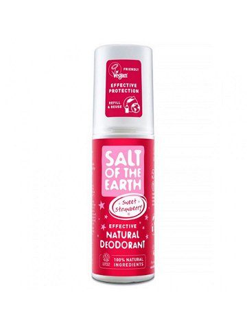 Salt Of The Earth Přírodní deodorant ve spreji Jahoda Rock Chick Sweet Strawberry Natural Deodorant 100 ml