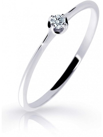 Cutie Diamonds Jemný prsten z bílého zlata s briliantem DZ6729-2931-00-X-2 55 mm
