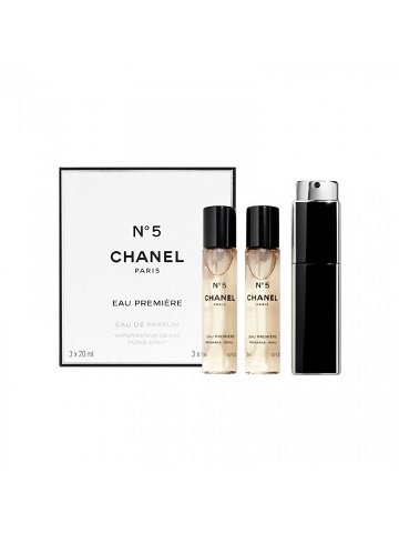 Chanel No 5 Eau Premiere – parfémová voda s rozprašovačem 3 x 20 ml 60 ml