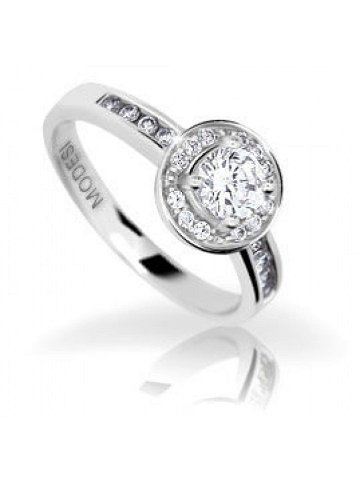 Modesi Třpytivý stříbrný prsten WAIYS-R 53 mm