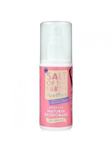 Salt Of The Earth Přírodní deodorant ve spreji s levandulí a vanilkou Pure Aura Natural Deodorant 100 ml