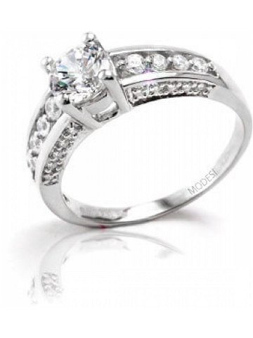 Modesi Luxusní stříbrný prsten Q16851-1L 57 mm