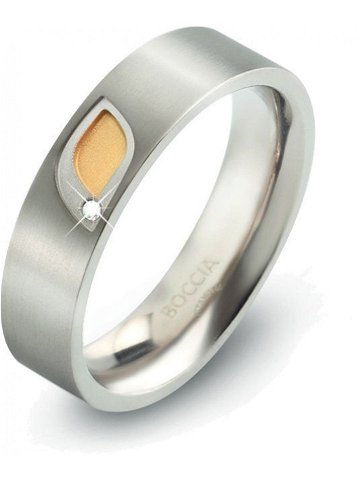 Boccia Titanium Titanový prsten s briliantem 0146-01 48 mm