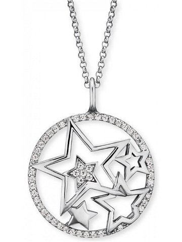 Engelsrufer Stříbrný náhrdelník Hvězdy se zirkony ERN-STARS-ZI
