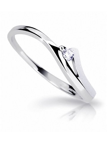 Cutie Diamonds Půvabný prsten z bílého zlata s briliantem DZ6818-1718-00-X-2 56 mm