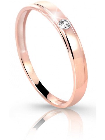 Cutie Diamonds Prsten z růžového zlata s briliantem DZ6707-1617-00-X-4 57 mm