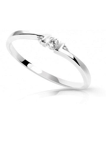 Cutie Diamonds Minimalistický prsten z bílého zlata s brilianty DZ6714-3053-00-X-2 62 mm