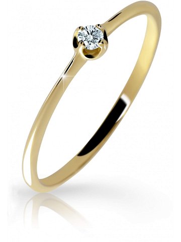 Cutie Diamonds Jemný prsten ze žlutého zlata s briliantem DZ6729-2931-00-X-1 60 mm