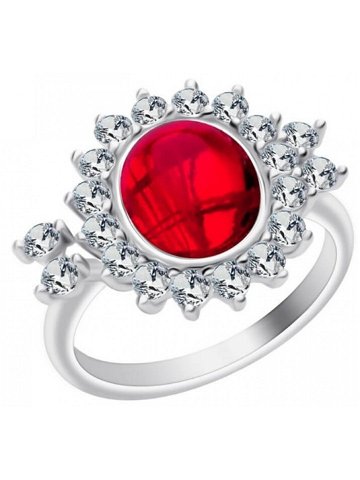 Preciosa Stříbrný prsten Camellia 6108 63