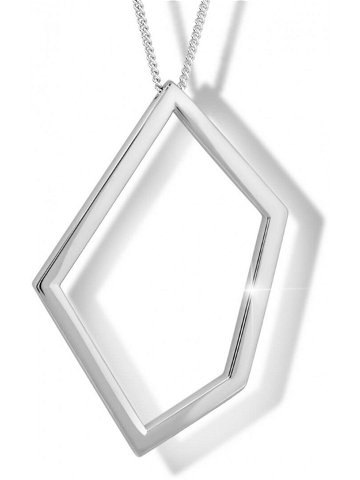 Modesi Stříbrný náhrdelník M46008 řetízek přívěsek