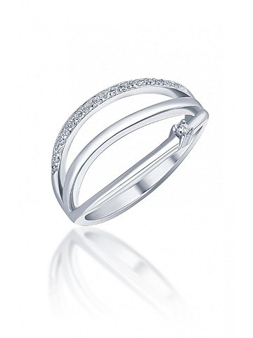 JVD Elegantní stříbrný prsten se zirkony SVLR0393XH2BI 52 mm