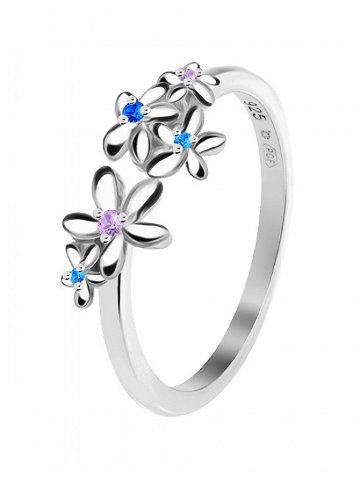 Preciosa Slušivý stříbrný prsten Fresh s kubickou zirkonií Preciosa Viva 5348 70 L 56 – 59 mm