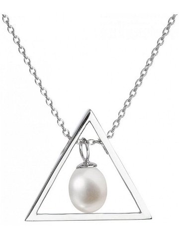 Evolution Group Stříbrný náhrdelník s pravou perlou Pavona 22024 1 řetízek přívěsek