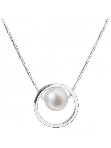 Evolution Group Stříbrný náhrdelník s pravou perlou Pavona 22025 1 řetízek přívěsek