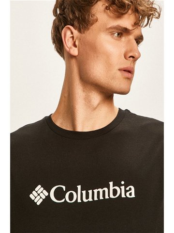 Tričko Columbia pánské černá barva s potiskem 1680053 -835
