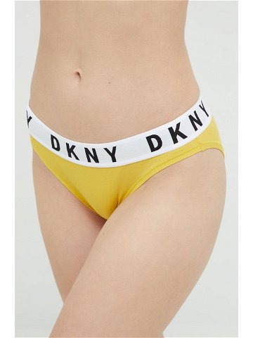 Kalhotky Dkny žlutá barva DK4513