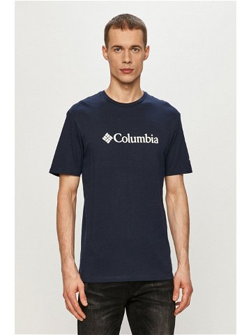Tričko Columbia tmavomodrá barva s potiskem 1680053-014