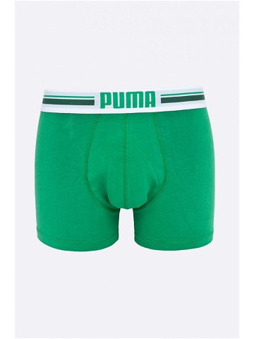 Puma – Boxerky Puma Placed logo boxer 2p green 2-pack 90651904