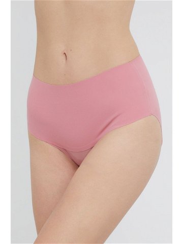 Tvarující kalhotky Spanx růžová barva