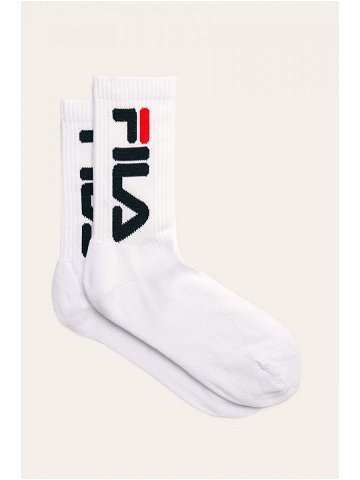 Ponožky Fila 2-pak dámské bílá barva