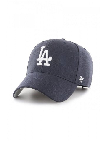 Čepice 47brand MLB Los Angeles Dodgers tmavomodrá barva s aplikací
