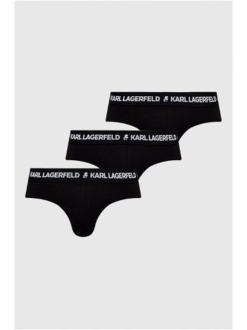 Spodní prádlo Karl Lagerfeld pánské černá barva