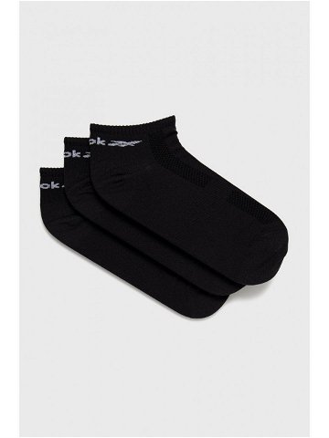 Ponožky Reebok FQ5348 pánské černá barva