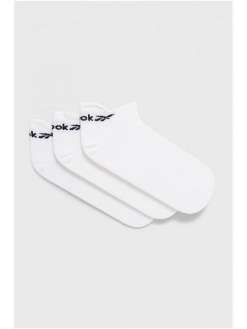 Ponožky Reebok FQ6251 dámské bílá barva