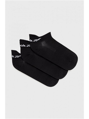 Ponožky Reebok FQ6248 dámské černá barva